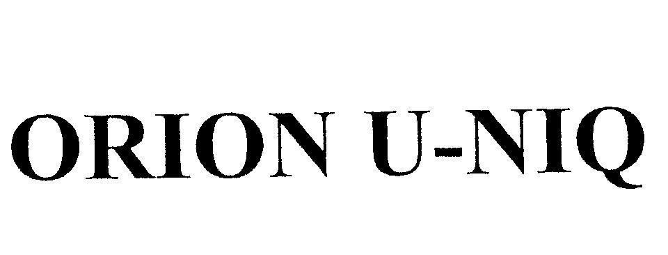 Mẫu nhãn hiệu ORION U-NIQ