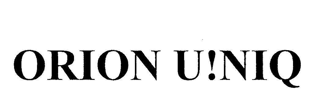 Mẫu nhãn hiệu ORION U!NIQ