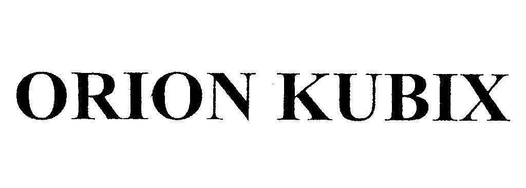 Mẫu nhãn hiệu ORION KUBIX