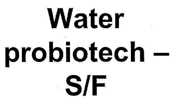 Mẫu nhãn hiệu Water probiotech - S/F