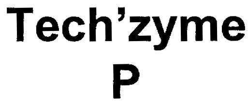 Mẫu nhãn hiệu Tech'zyme P