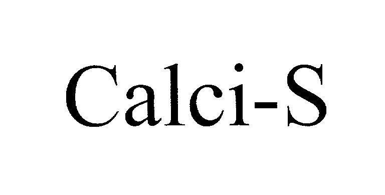 Mẫu nhãn hiệu CALCI - S