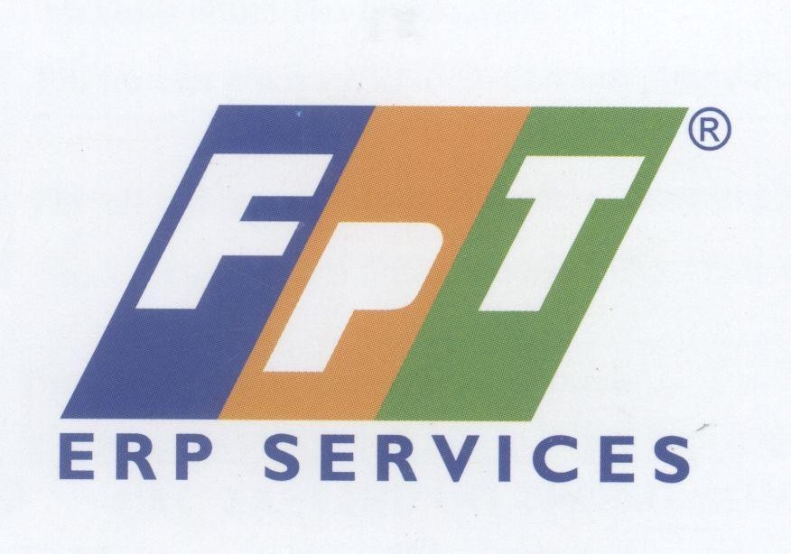 Mẫu nhãn hiệu FPT ERP SERVICES