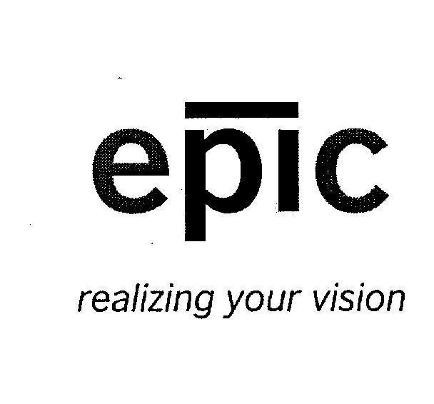 Mẫu nhãn hiệu EPIC REALIZING YOUR VISION