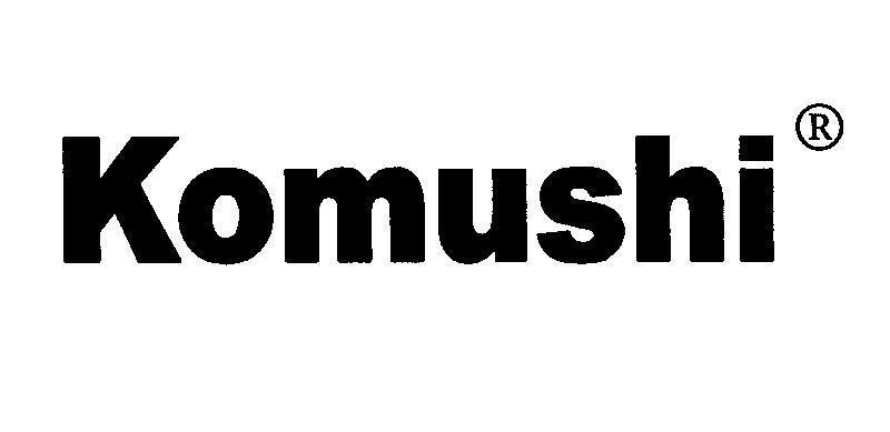 Mẫu nhãn hiệu KOMUSHI