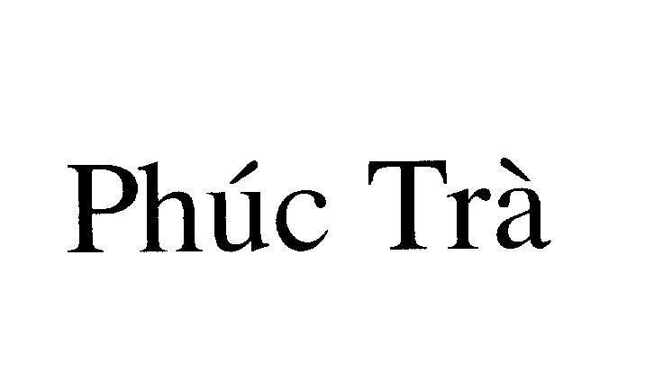 Mẫu nhãn hiệu Phúc Trà