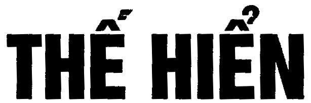Mẫu nhãn hiệu Thế Hiển