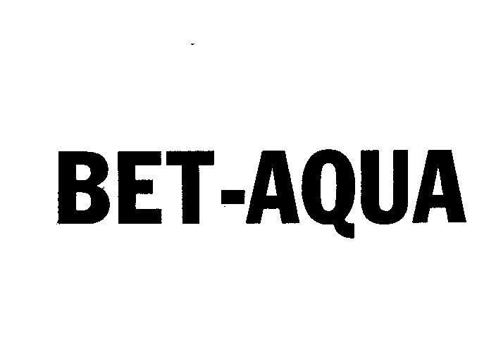 Mẫu nhãn hiệu BET-AQUA