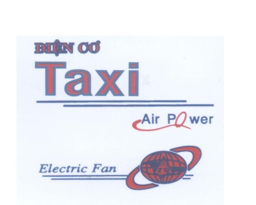 Mẫu nhãn hiệu Điện Cơ TAXI AIR POWER ELECTRIC FAN