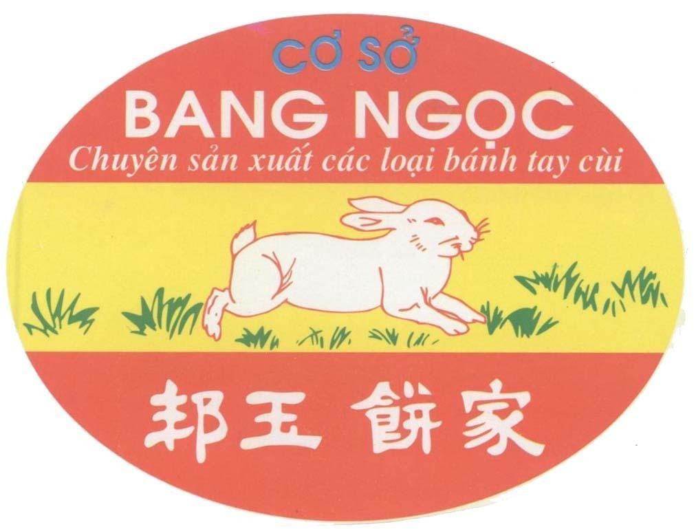 Mẫu nhãn hiệu Cơ sở Bang Ngọc Chuyên sản suất các loại bánh tay cùi [boóng dục pẻng cá]