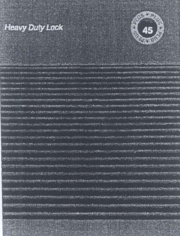 Mẫu nhãn hiệu HEAVY DUTY LOCK PLUS 45