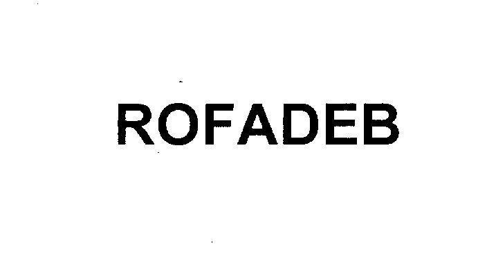 Mẫu nhãn hiệu ROFADEB