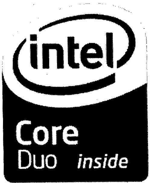 Mẫu nhãn hiệu intel Core Duo inside