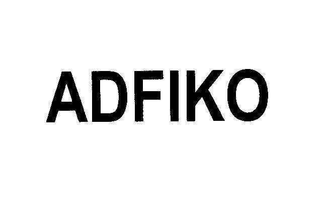 Mẫu nhãn hiệu ADFIKO