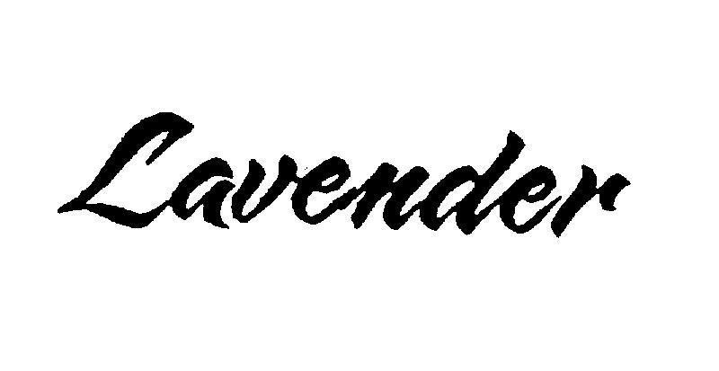Mẫu nhãn hiệu LAVENDER