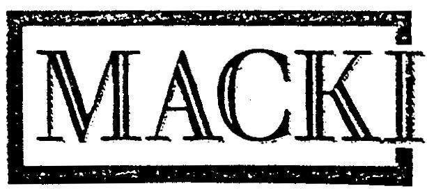 Mẫu nhãn hiệu MACKI