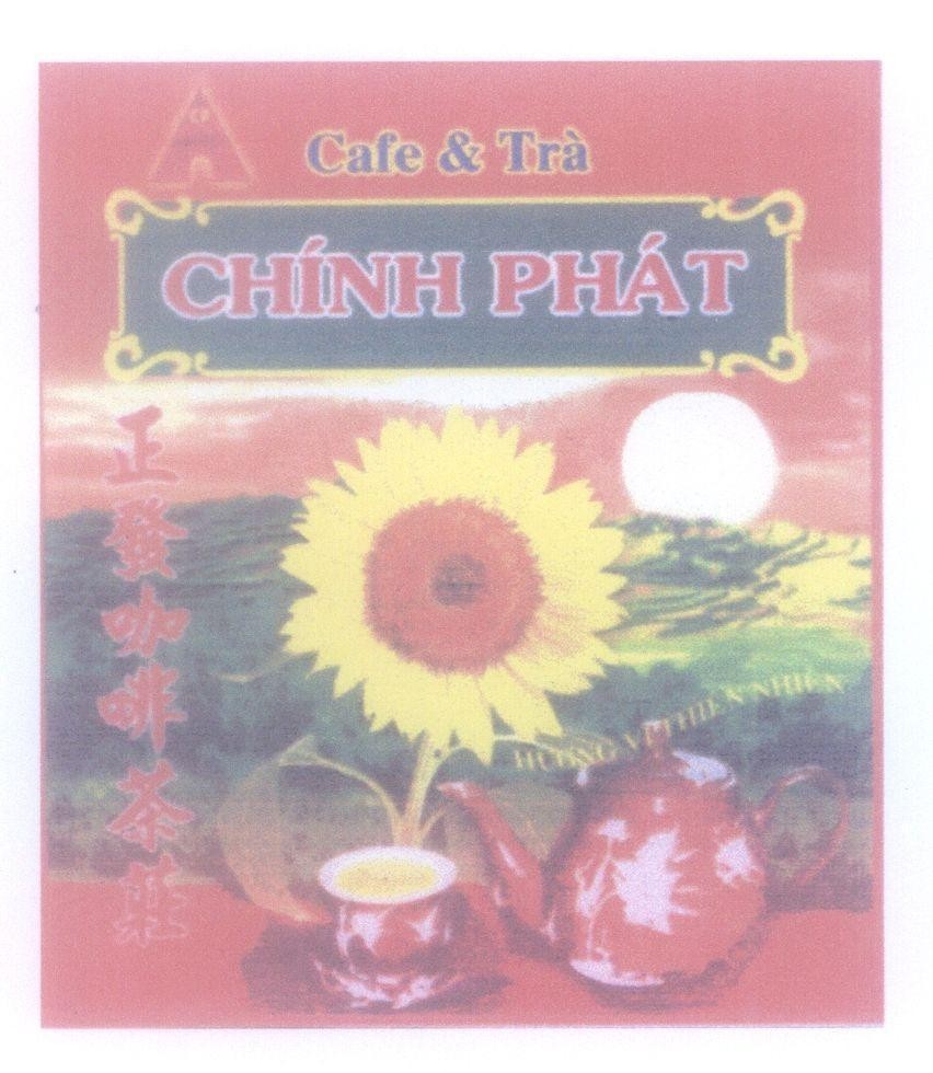 Mẫu nhãn hiệu CP Chính Phát Cafe & Trà