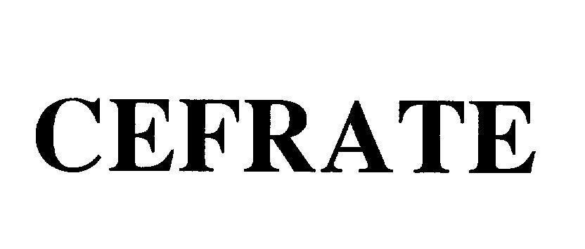 Mẫu nhãn hiệu CEFRATE
