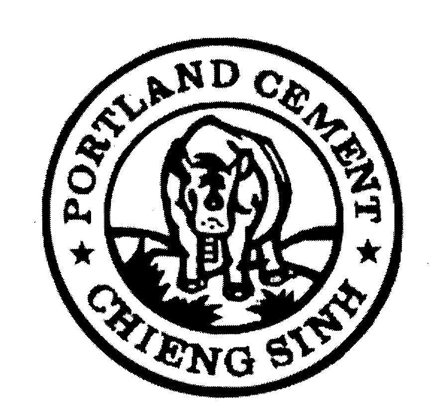 Mẫu nhãn hiệu CHIENG SINH PORTLAND CEMENT