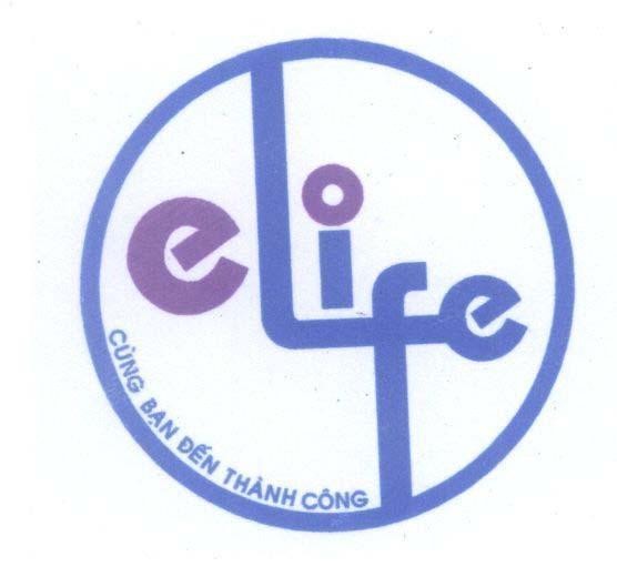 Mẫu nhãn hiệu elife Cùng bạn đến thành công