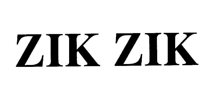 Mẫu nhãn hiệu ZIK ZIK