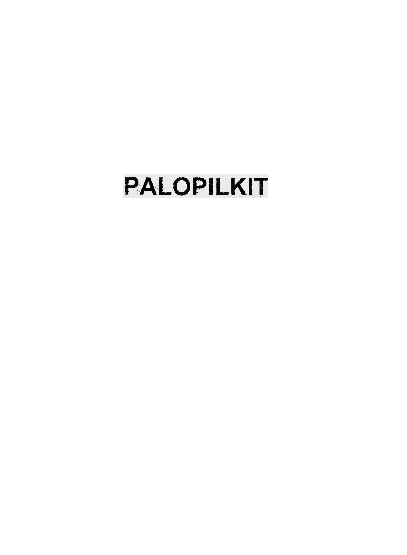 Mẫu nhãn hiệu PALOPILKIT
