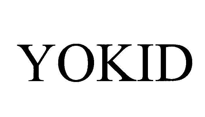 Mẫu nhãn hiệu YOKID