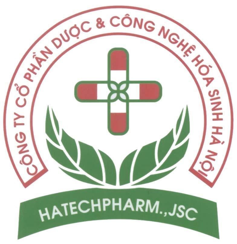 Mẫu nhãn hiệu HATECHPHARM JSC CÔNG TY Cổ PHầN DƯợC & CÔNG NGHệ HOá SINH Hà Nội