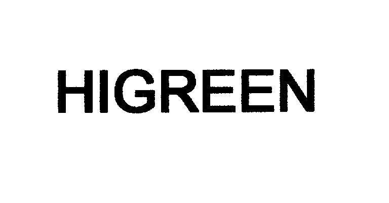 Mẫu nhãn hiệu HIGREEN