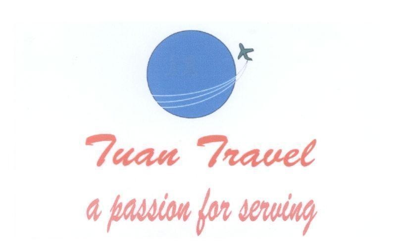 Mẫu nhãn hiệu Tuan Travel a passion for serving