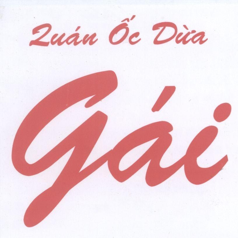 Mẫu nhãn hiệu Quán ốc dừa Gái