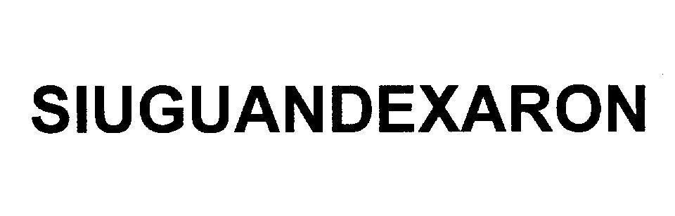 Mẫu nhãn hiệu SIUGUANDEXARON
