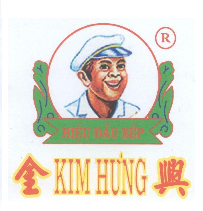 Mẫu nhãn hiệu KIM HƯNG Hiệu Đầu Bếp [ching shiêng: kim hưng]