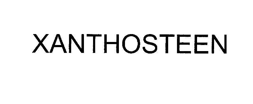 Mẫu nhãn hiệu XANTHOSTEEN
