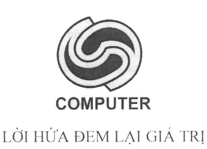 Mẫu nhãn hiệu COMPUTER Lời hứa đem lại giá trị