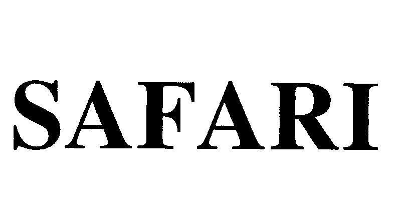Mẫu nhãn hiệu SAFARI