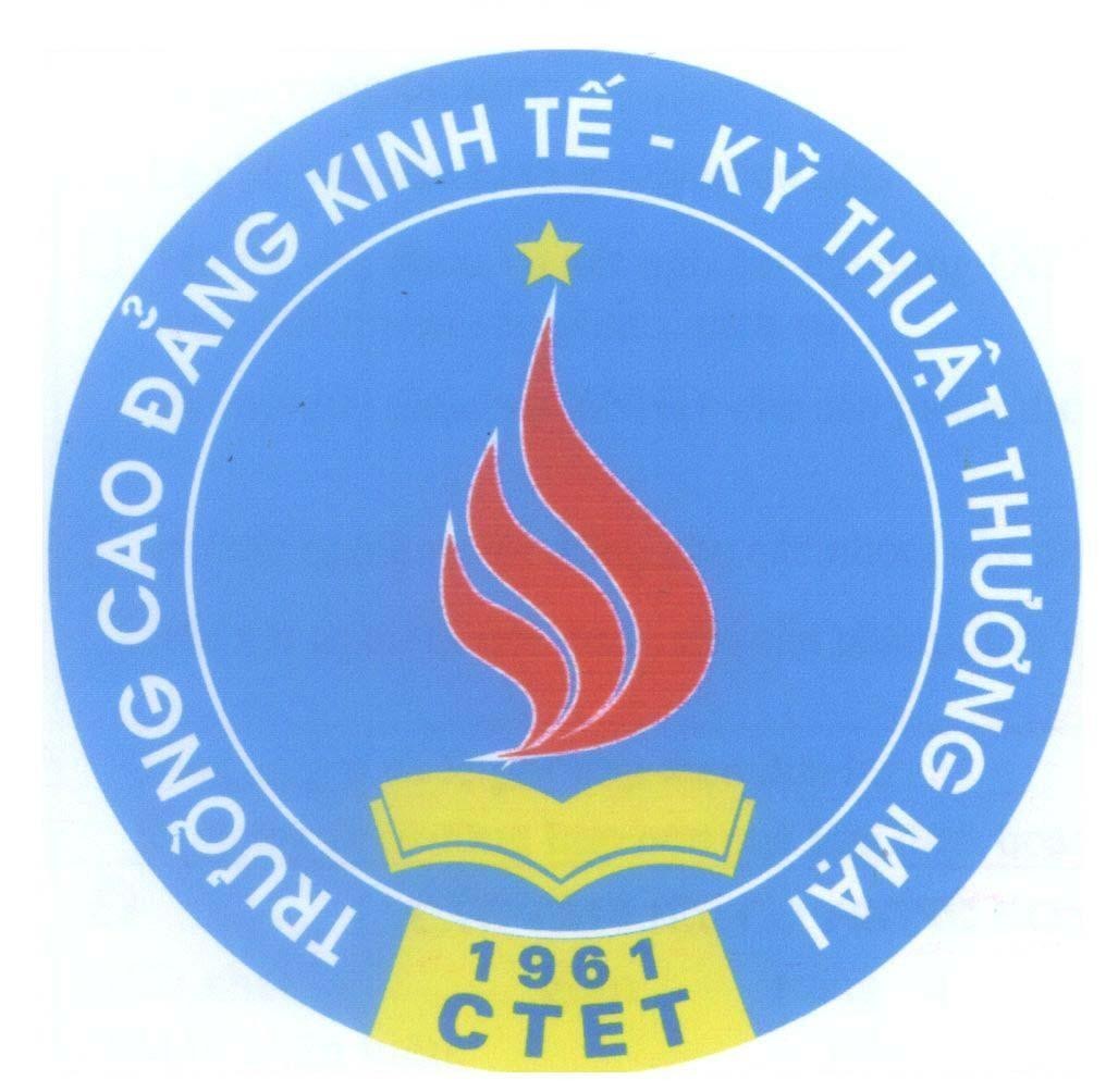 Mẫu nhãn hiệu CTET Trường Cao Đẳng Kinh Tế - Kỹ Thuật Thương Mại 1961