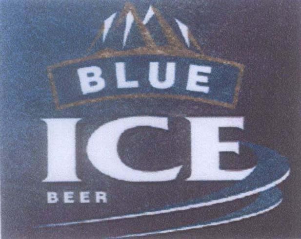Mẫu nhãn hiệu BLUE ICE BEER