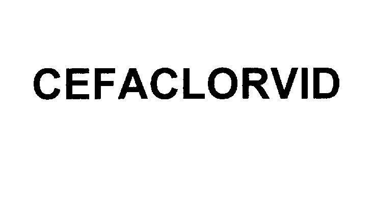 Mẫu nhãn hiệu CEFACLORVID