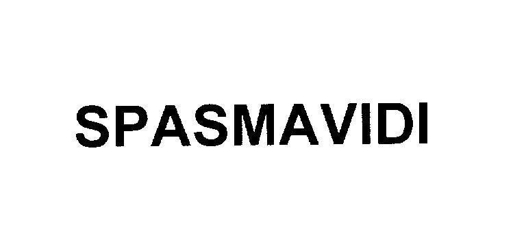 Mẫu nhãn hiệu SPASMAVIDI