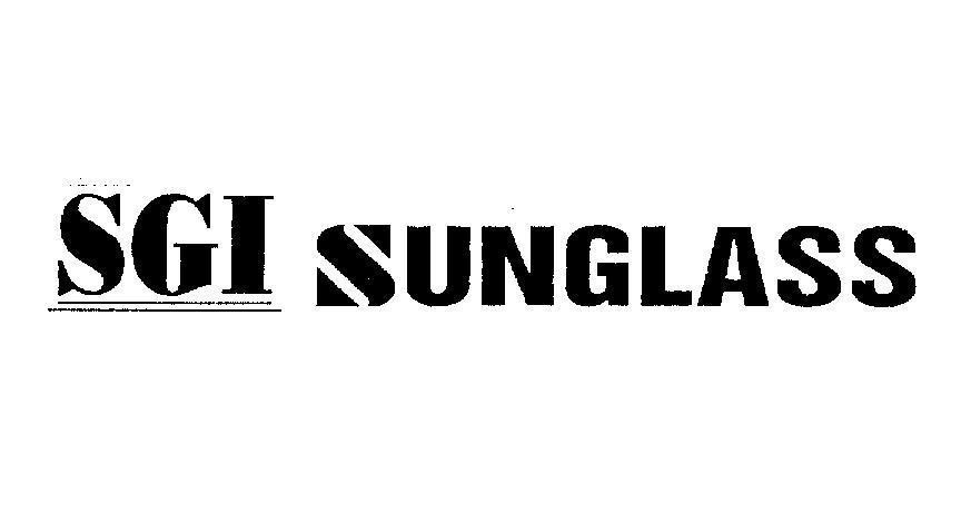 Mẫu nhãn hiệu SGI SUNGLASS