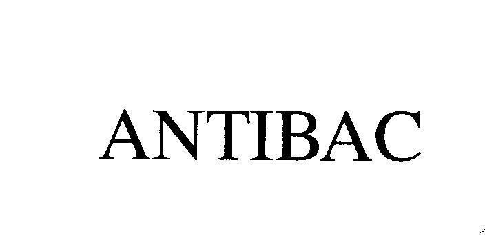 Mẫu nhãn hiệu ANTIBAC