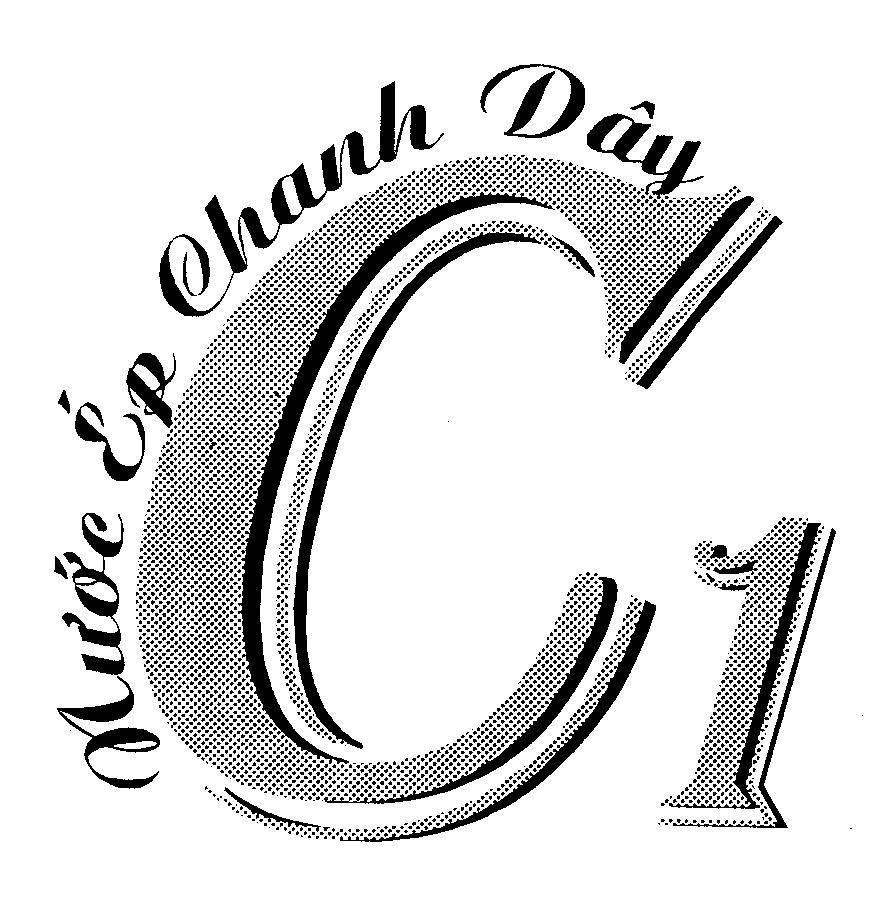 Mẫu nhãn hiệu C1 Nước ép Chanh Dây