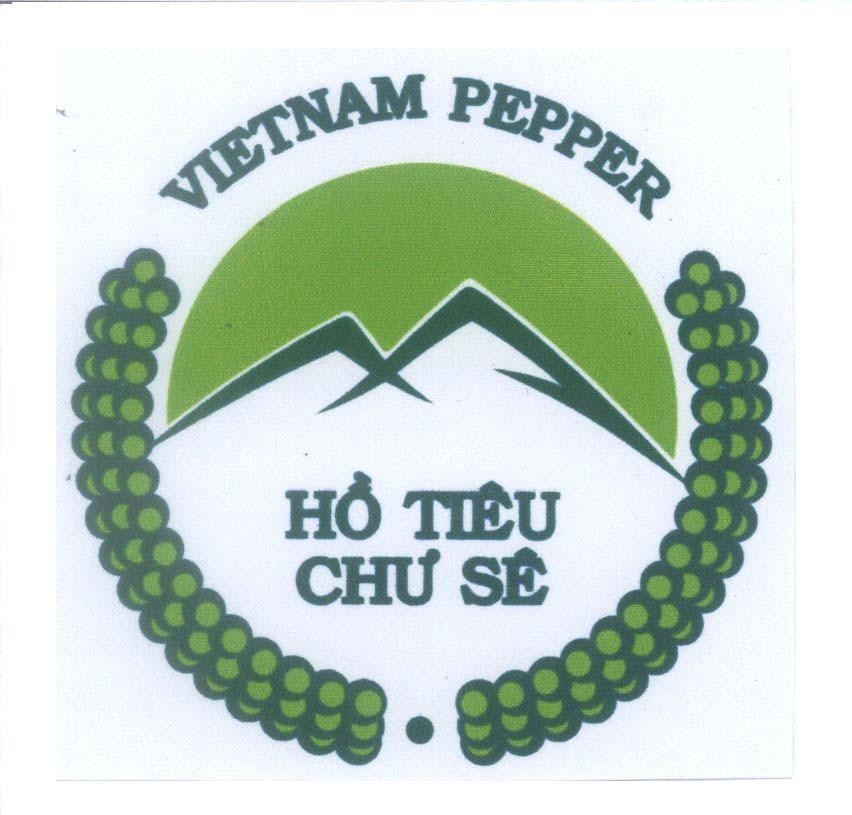 Mẫu nhãn hiệu Hồ Tiêu Chư Sê VIETNAM PEPPER