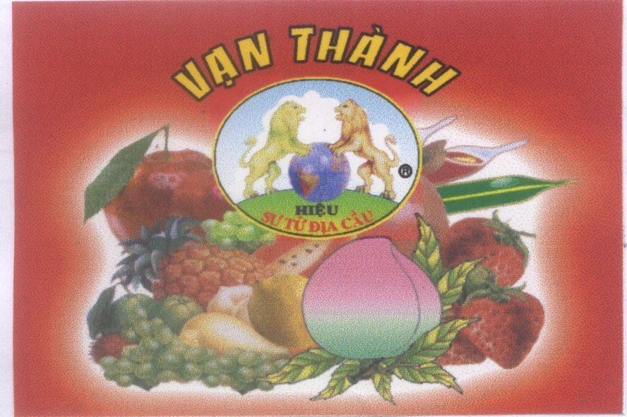 Mẫu nhãn hiệu Vạn Thành Hiệu Sư Tử Địa Cầu