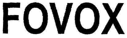 Mẫu nhãn hiệu FOVOX