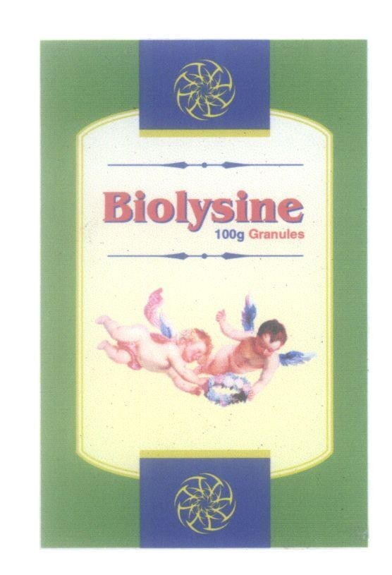 Mẫu nhãn hiệu Biolysine 100g Granules