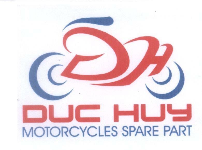 Mẫu nhãn hiệu DH DUC HUY MOTORCYCLES SPARE PART