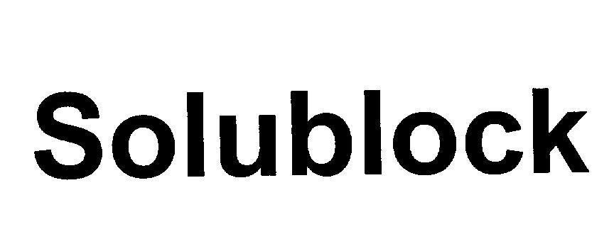 Mẫu nhãn hiệu Solublock