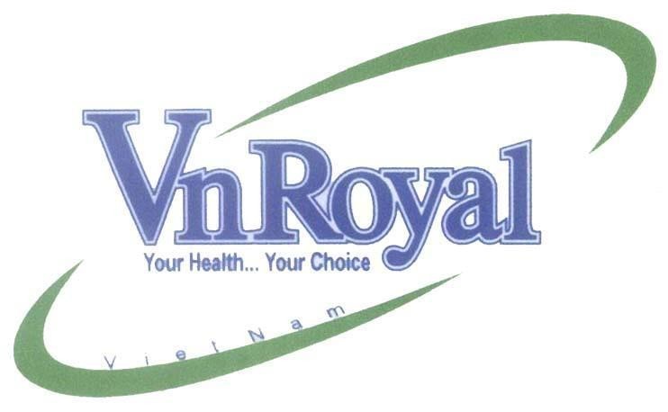 Mẫu nhãn hiệu VnRoyal Your Health...Your Choice Viet Nam